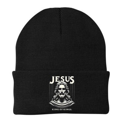 Jesus King Of Kings Jesus Funny Graphic Beanie
