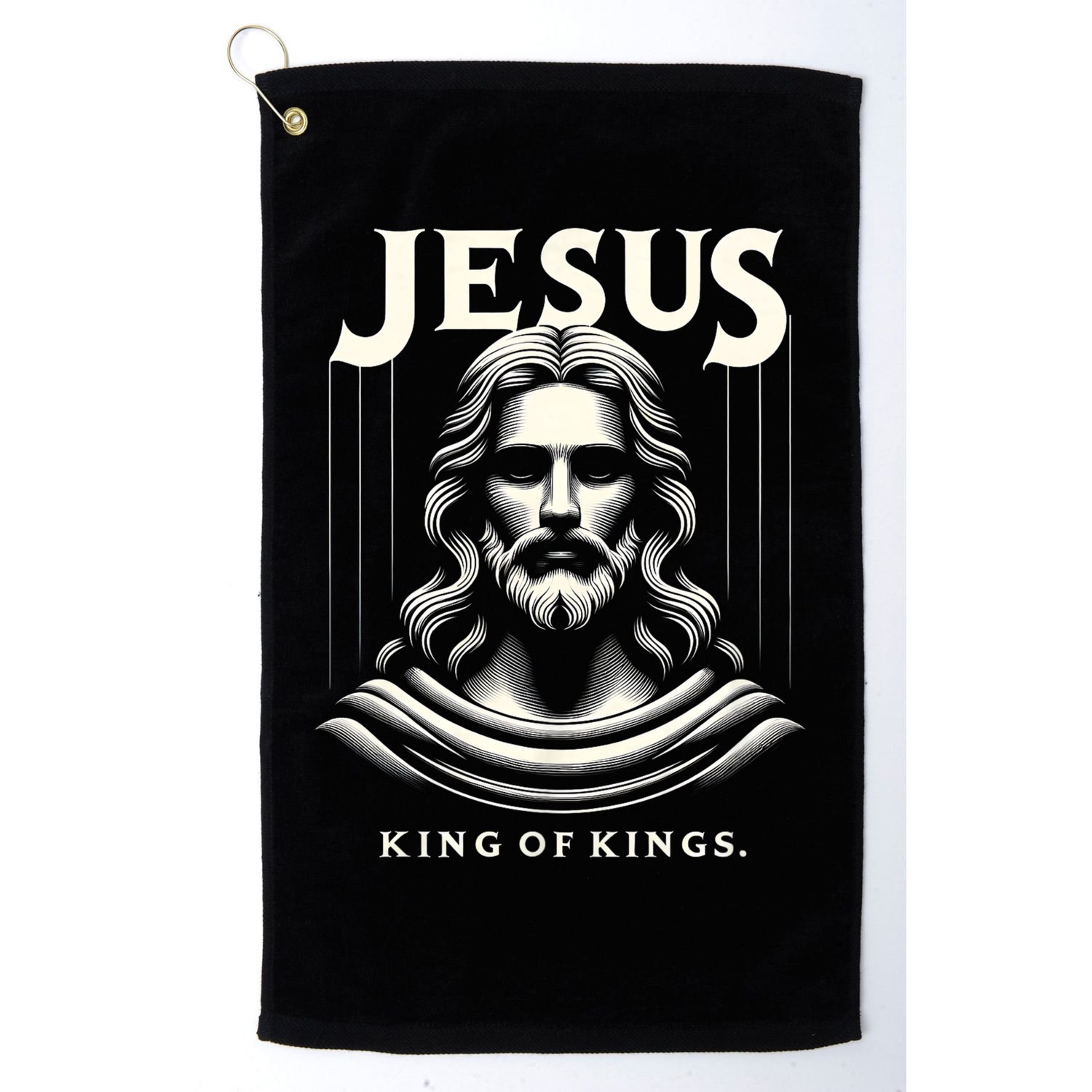 Jesus King Of Kings Jesus Funny Graphic Golf Towel