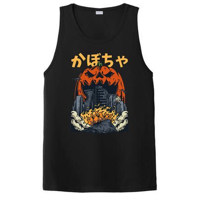 Japanese Killer Pumpkin Vegetable Kaiju Anime Halloween PosiCharge Competitor Tank