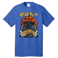 Japanese Killer Pumpkin Vegetable Kaiju Anime Halloween Tall T-Shirt