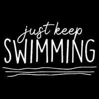 Just Keep Swimming Funny Newbies Swimmer Swimming Coach City Backpack
