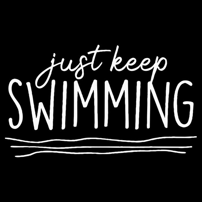 Just Keep Swimming Funny Newbies Swimmer Swimming Coach Bucket Hat