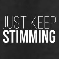 Just Keep Swimming Positive Quote Garment-Dyed Heavyweight T-Shirt