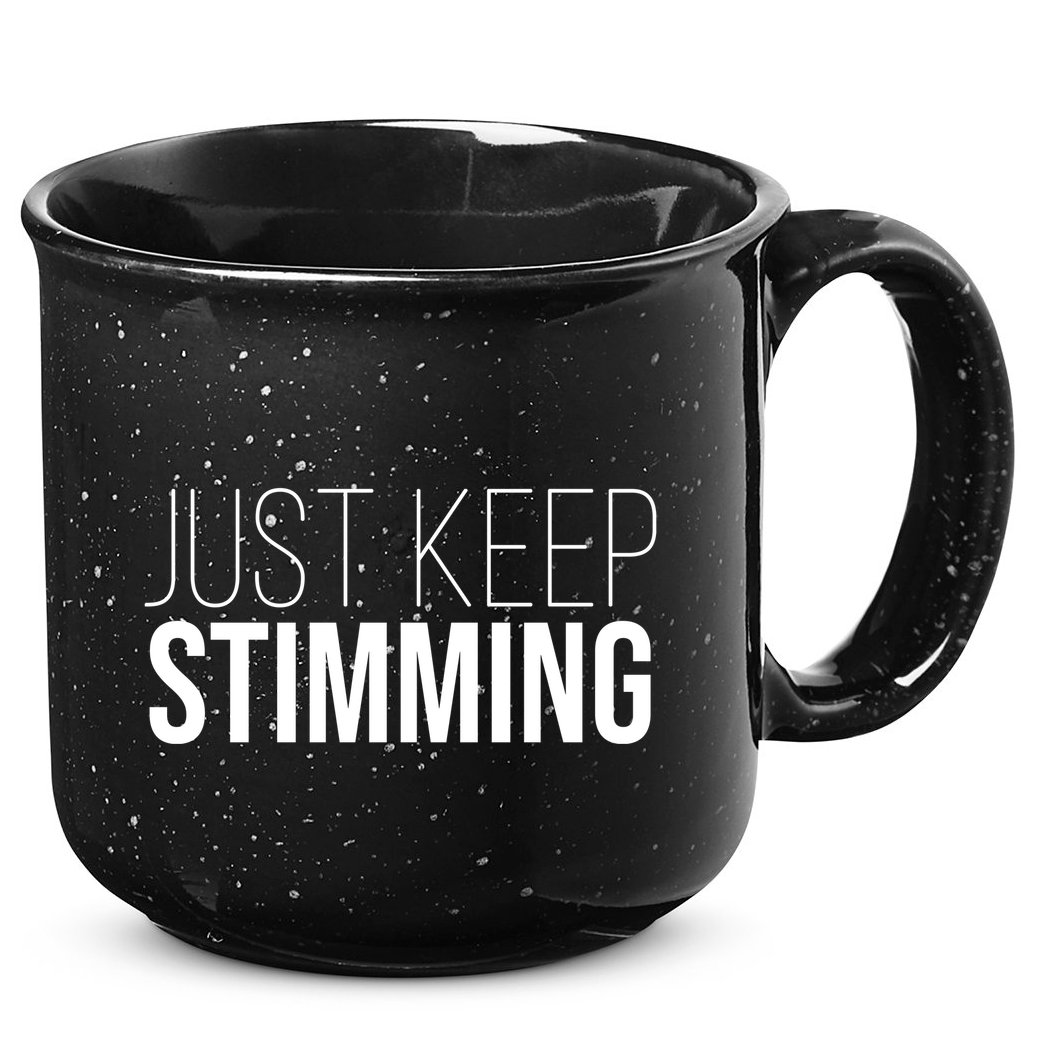 Just Keep Swimming Positive Quote 15oz Campfire Ceramic Mug