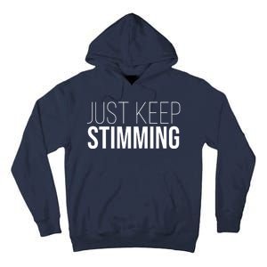 Just Keep Swimming Positive Quote Tall Hoodie