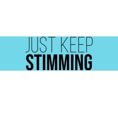 Just Keep Swimming Positive Quote Bumper Sticker