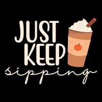 Just Keep Sipping Pumpkin Spice Coffee Lover City Backpack