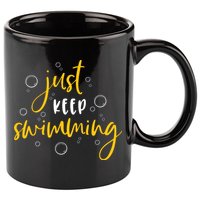 Just Keep Swimming 11oz C Handle Ceramic Mug