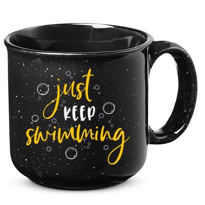 Just Keep Swimming 15oz Campfire Ceramic Mug