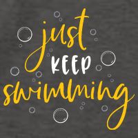 Just Keep Swimming Vector Backpack