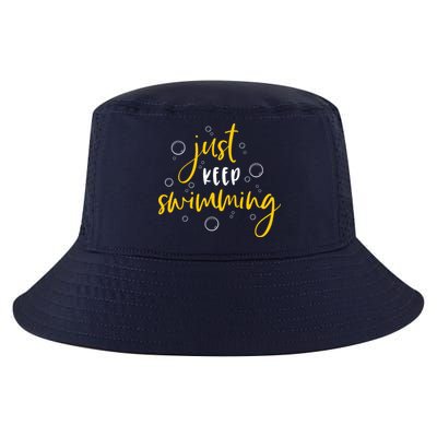 Just Keep Swimming Cool Comfort Performance Bucket Hat