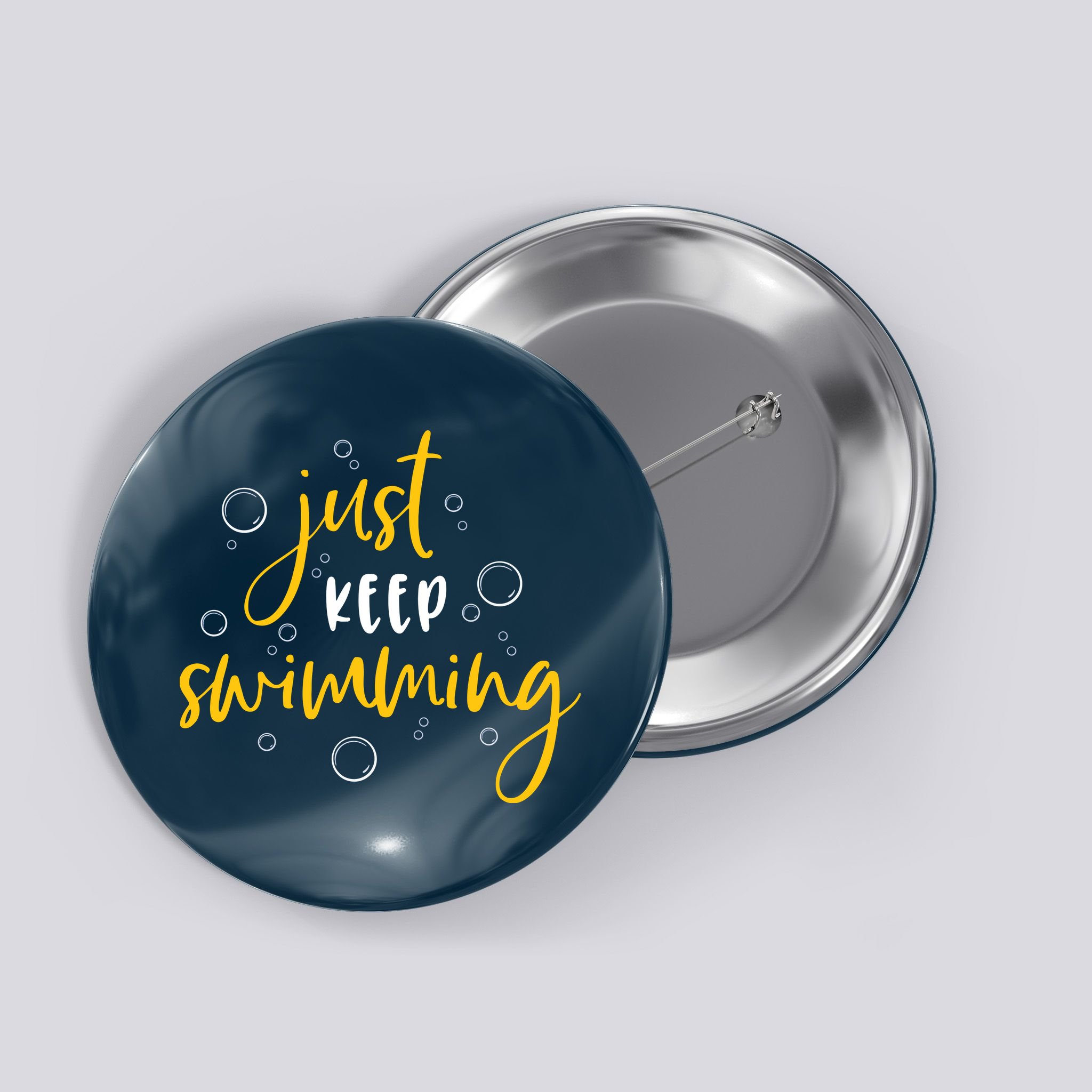 Just Keep Swimming Button