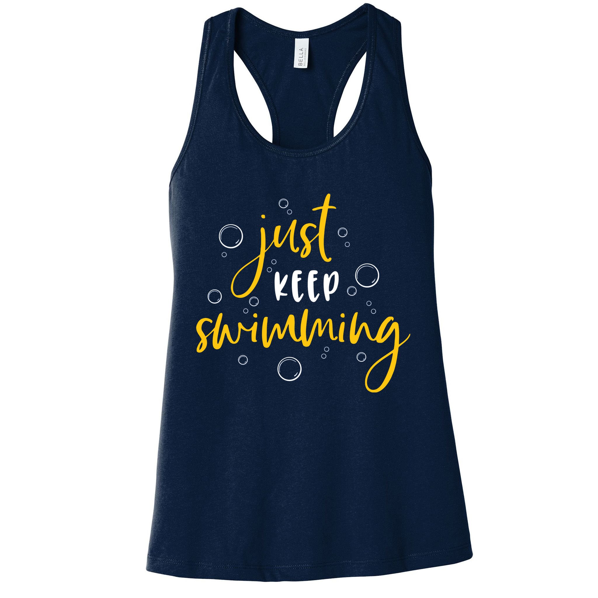 Just Keep Swimming Womens Tank Top