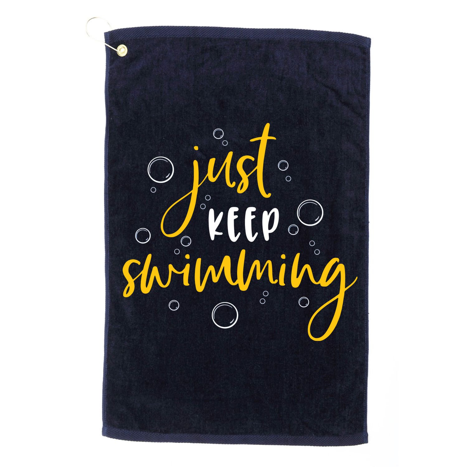 Just Keep Swimming Golf Towel