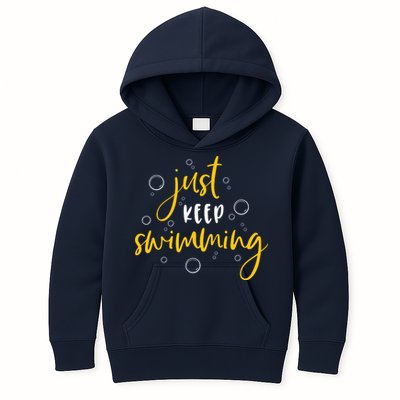 Just Keep Swimming Kids Hoodie