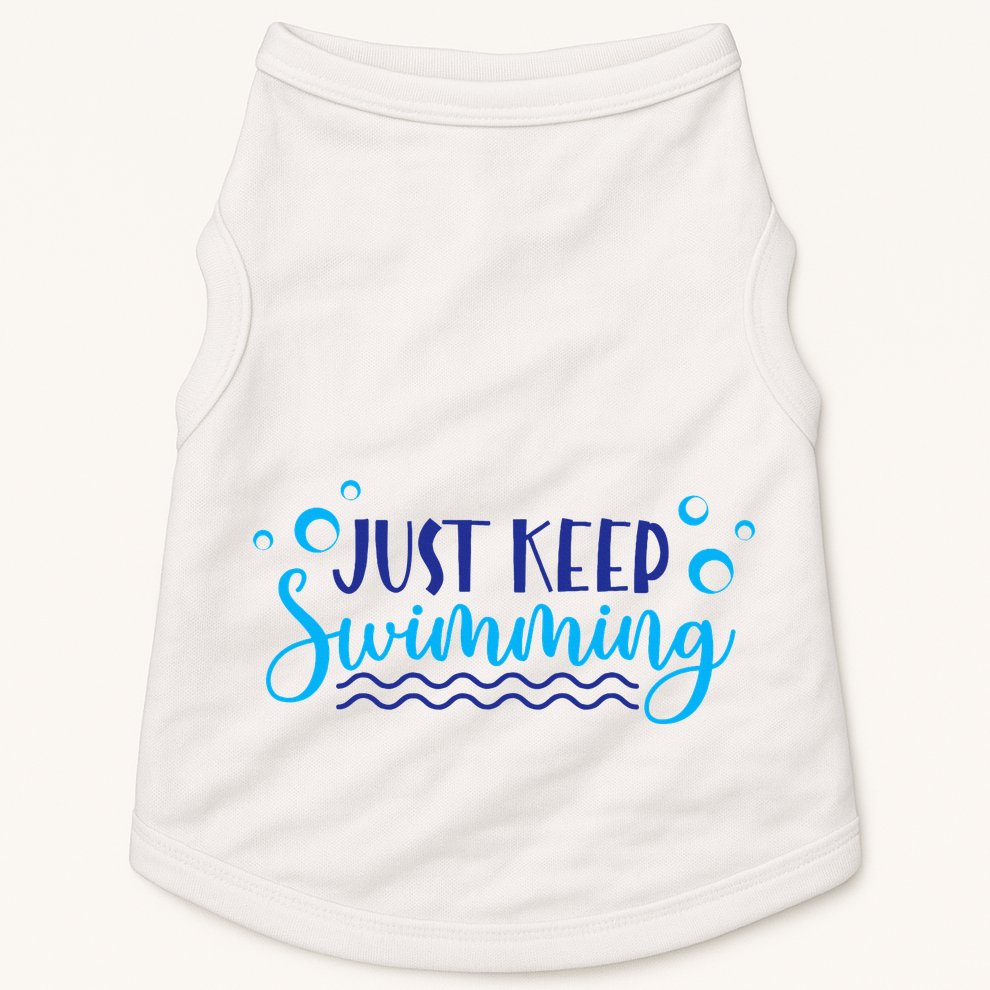Just Keep Swimming I Love Swim Doggie Tank