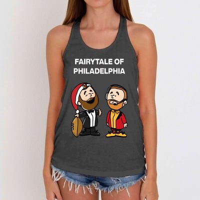 Jason K.Elce T.Ravis Kelce Fairytale Of Philadelphia Women's Knotted Racerback Tank