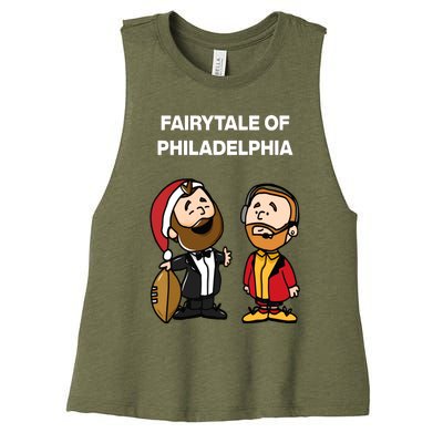 Jason K.Elce T.Ravis Kelce Fairytale Of Philadelphia Women's Racerback Cropped Tank