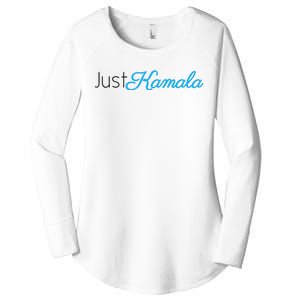 Just Kamala Voting 2024 For President Election Women's Perfect Tri Tunic Long Sleeve Shirt