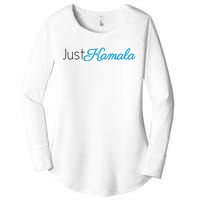 Just Kamala Voting 2024 For President Election Women's Perfect Tri Tunic Long Sleeve Shirt