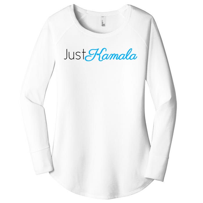 Just Kamala Voting 2024 For President Election Women's Perfect Tri Tunic Long Sleeve Shirt