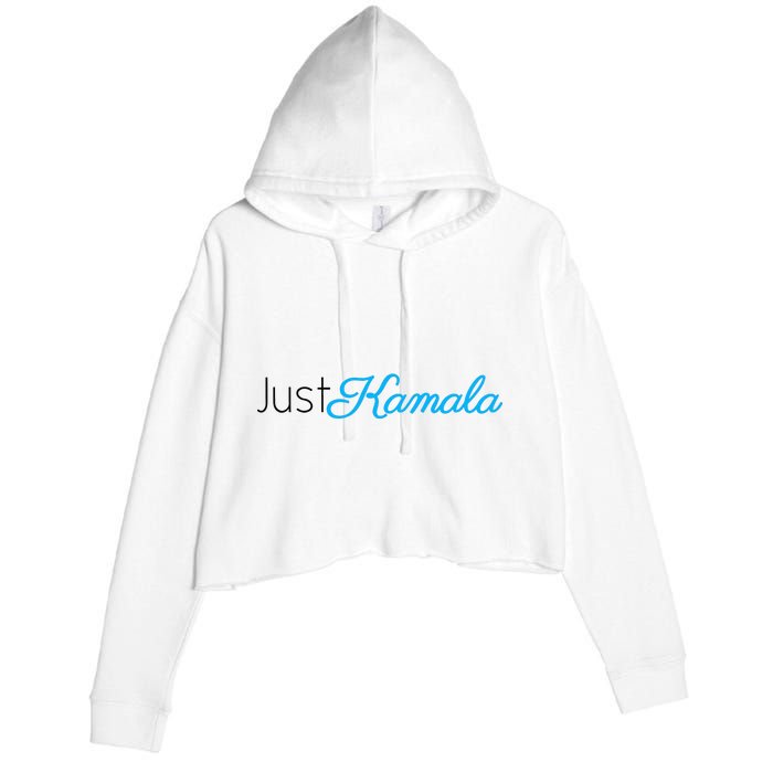 Just Kamala Voting 2024 For President Election Crop Fleece Hoodie