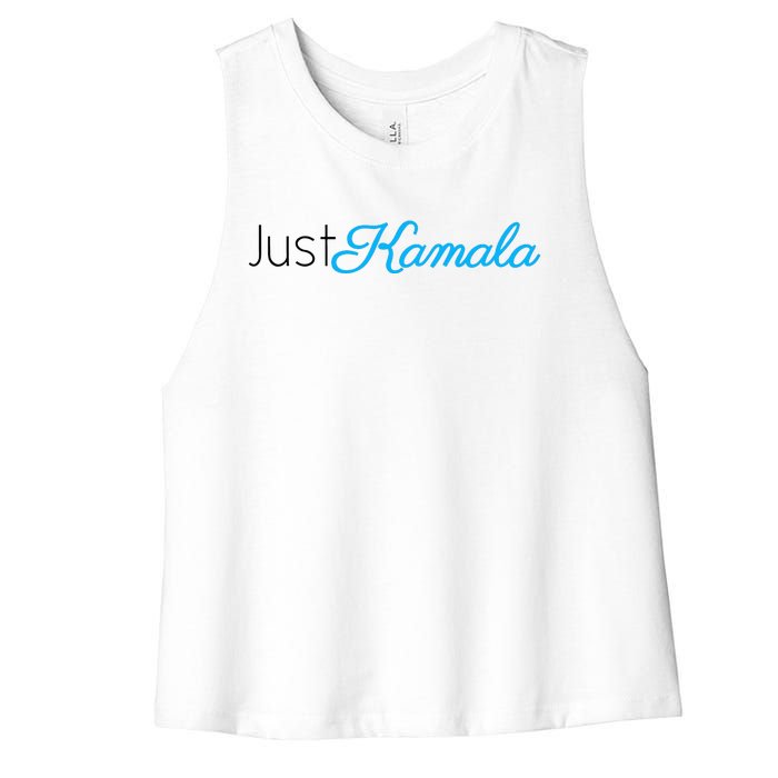 Just Kamala Voting 2024 For President Election Women's Racerback Cropped Tank