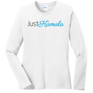 Just Kamala Voting 2024 For President Election Ladies Long Sleeve Shirt