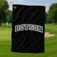 Jeff Kinney Wearing Botson Golf Towel