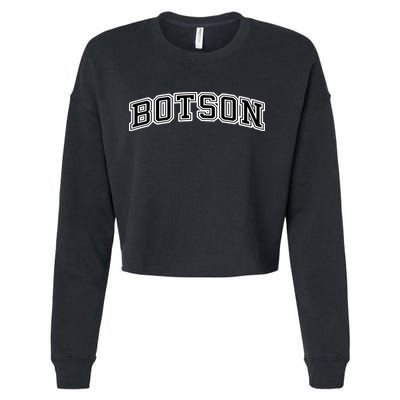 Jeff Kinney Wearing Botson Cropped Pullover Crew