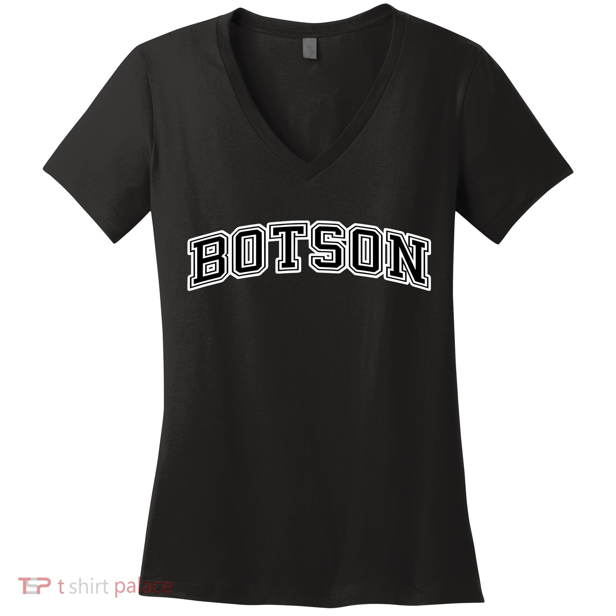 Jeff Kinney Wearing Botson Women's V-Neck T-Shirt