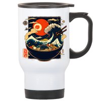 Japanese Kanagawa Wave Retro Anime Noodles Stainless Steel Travel Mug