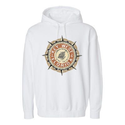 JCombs Key West Florida Conch Republic Garment-Dyed Fleece Hoodie