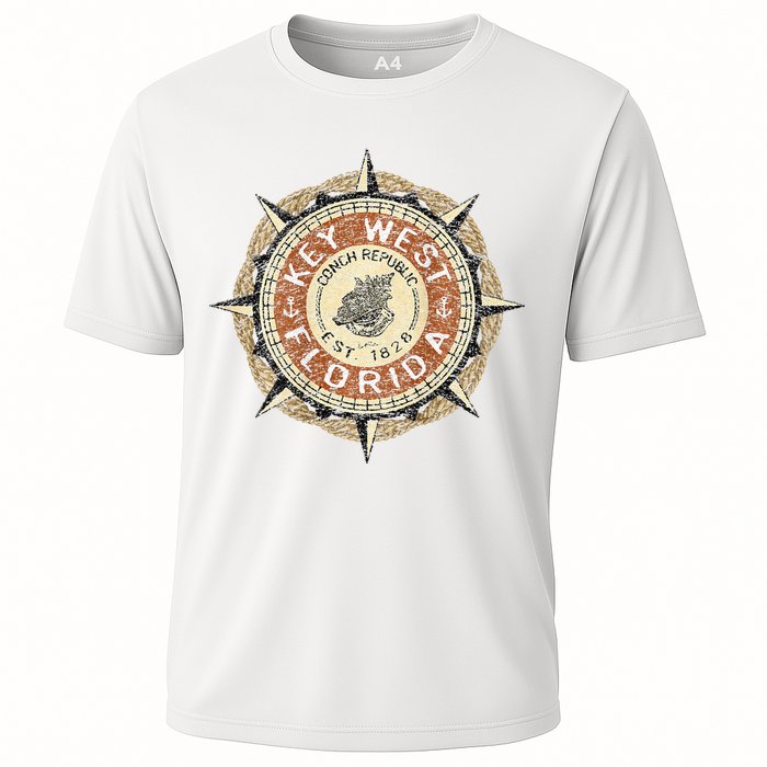 JCombs Key West Florida Conch Republic Cooling Performance Crew T-Shirt