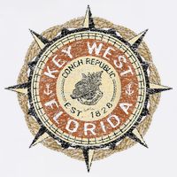 JCombs Key West Florida Conch Republic Flat Bill Trucker Hat