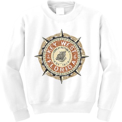 JCombs Key West Florida Conch Republic Kids Sweatshirt