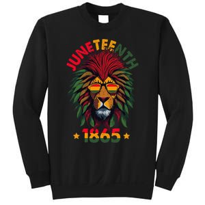 Juneteenth Lion 1865 Black History African American Sweatshirt