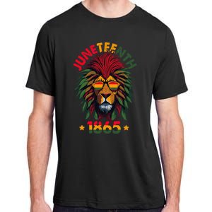 Juneteenth Lion 1865 Black History African American Adult ChromaSoft Performance T-Shirt