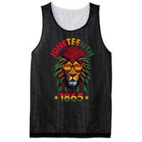 Juneteenth Lion 1865 Black History African American Mesh Reversible Basketball Jersey Tank