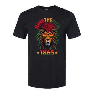 Juneteenth Lion 1865 Black History African American Softstyle CVC T-Shirt