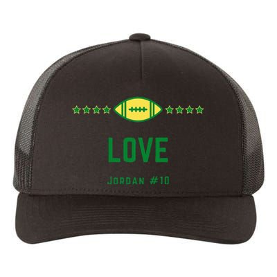 Jordan Love 10 The New Football Hero Yupoong Adult 5-Panel Trucker Hat