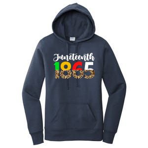 Juneteenth Leopard 1865 Blm Independence Day African Freedom Gift Women's Pullover Hoodie