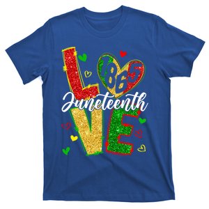 Juneteenth Love 1865 Peace Love Juneteenth Freeish Freedom Gift T-Shirt