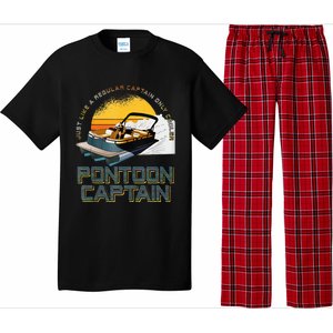 Just Like A Regular Captain Only Cooler Pontoon Captain Pajama Set