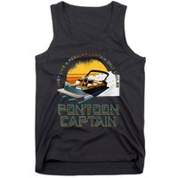 Just Like A Regular Captain Only Cooler Pontoon Captain Tank Top