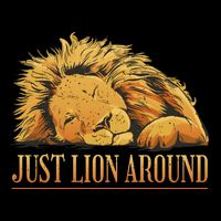 Just Lion Around Lazy Cute City Backpack