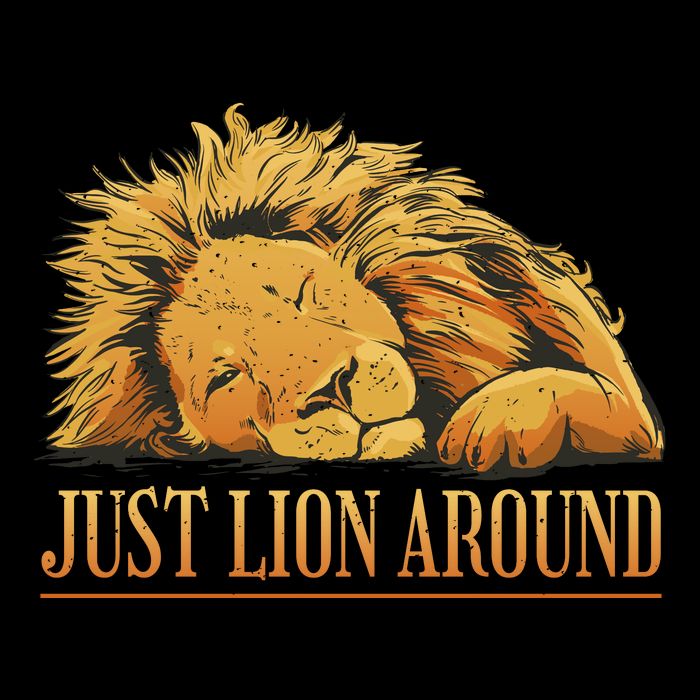 Just Lion Around Lazy Cute City Backpack