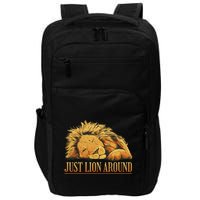 Just Lion Around Lazy Cute Impact Tech Backpack