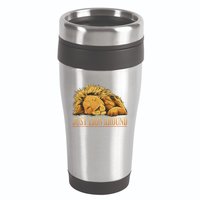Just Lion Around Lazy Cute 16oz Travel Tumbler