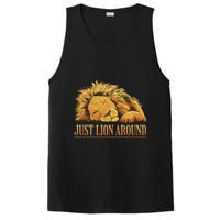 Just Lion Around Lazy Cute PosiCharge Competitor Tank